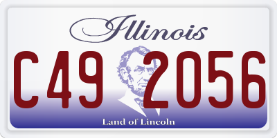 IL license plate C492056