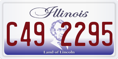 IL license plate C492295