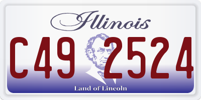 IL license plate C492524