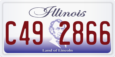 IL license plate C492866