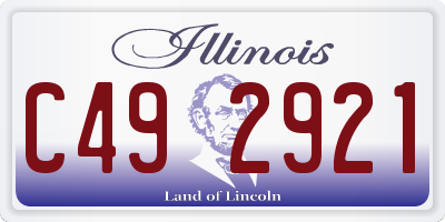 IL license plate C492921