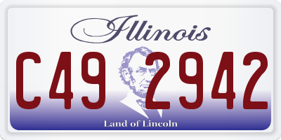 IL license plate C492942