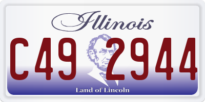 IL license plate C492944
