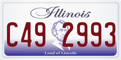 IL license plate C492993