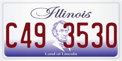 IL license plate C493530
