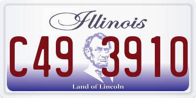 IL license plate C493910