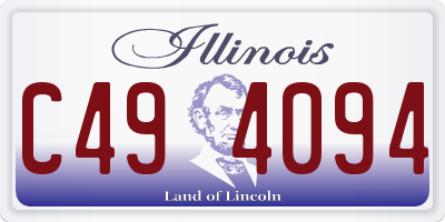 IL license plate C494094