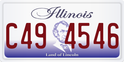 IL license plate C494546
