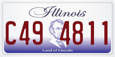IL license plate C494811