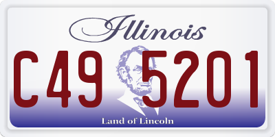 IL license plate C495201