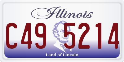 IL license plate C495214