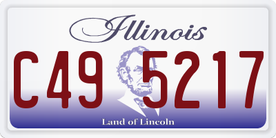 IL license plate C495217