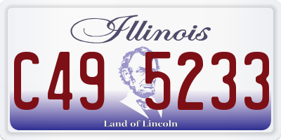 IL license plate C495233
