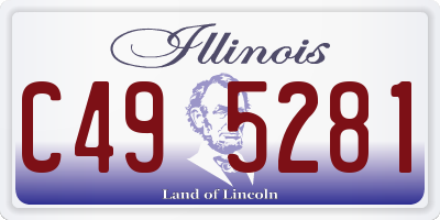 IL license plate C495281