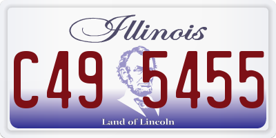 IL license plate C495455