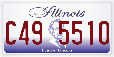 IL license plate C495510