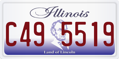 IL license plate C495519