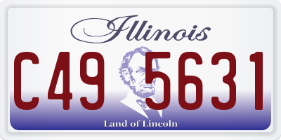 IL license plate C495631