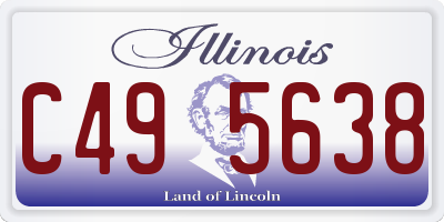 IL license plate C495638