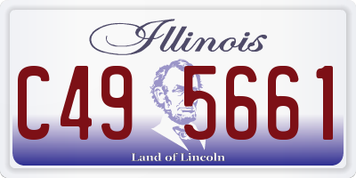 IL license plate C495661
