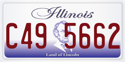 IL license plate C495662