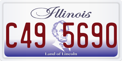 IL license plate C495690