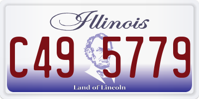 IL license plate C495779