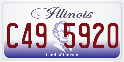 IL license plate C495920