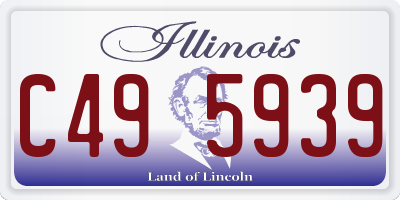 IL license plate C495939