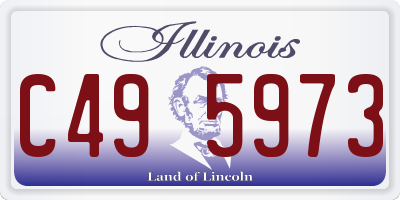 IL license plate C495973