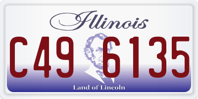 IL license plate C496135