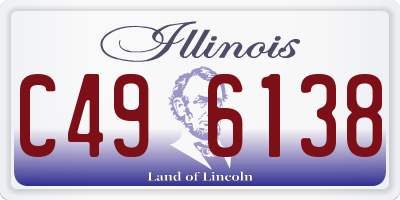 IL license plate C496138