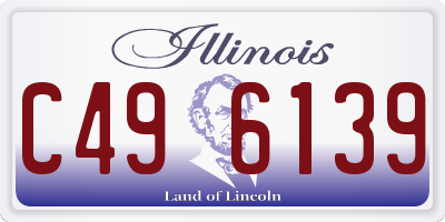 IL license plate C496139