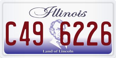 IL license plate C496226