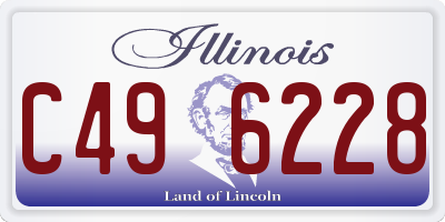 IL license plate C496228