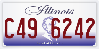 IL license plate C496242