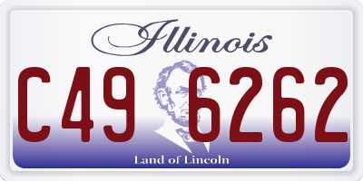 IL license plate C496262