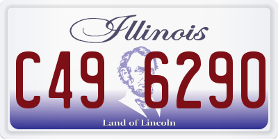 IL license plate C496290
