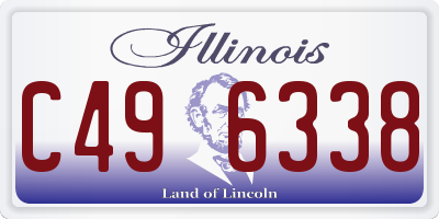 IL license plate C496338