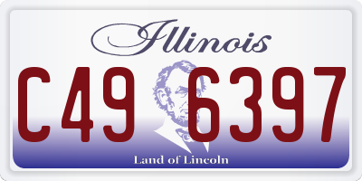IL license plate C496397