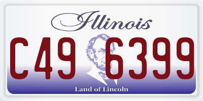 IL license plate C496399