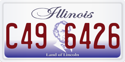 IL license plate C496426