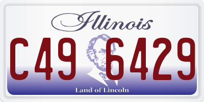 IL license plate C496429