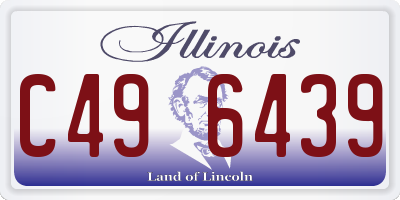 IL license plate C496439
