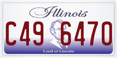 IL license plate C496470