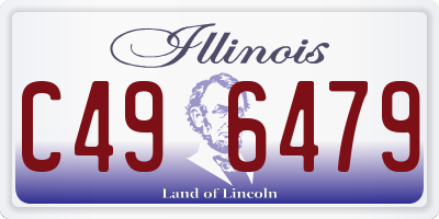 IL license plate C496479