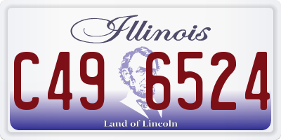 IL license plate C496524