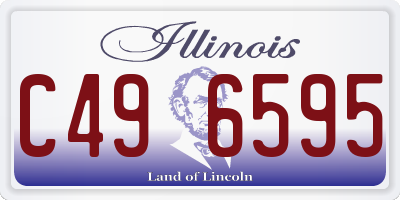 IL license plate C496595