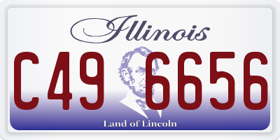IL license plate C496656