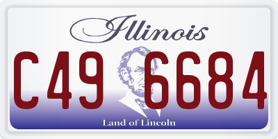 IL license plate C496684